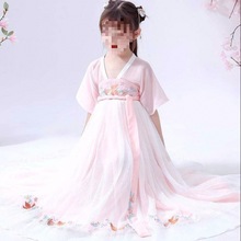 女童汉服夏装儿童古装齐胸襦裙超仙中国风童装女宝宝仙女服