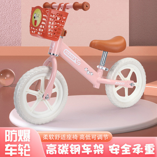 Child Balance Bike No Pedals 2-6 Years Old 3-in-1 for Boys and Girls Baby Learner Bike Dual-Wheel Scooter Skating Scooter