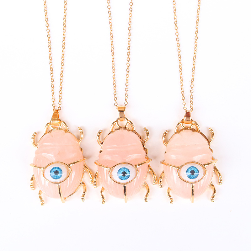 35g Weight Pendants, Jewelry Accessories Classification 1 Piece Quantity Crystal Material Insect, Eye Pattern Ethnic Style Style 1 Piece Crystal Insect Eye 5