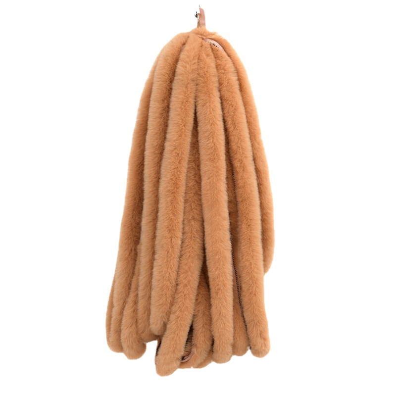 Tira de lana de conejo imitación Rex tira de lana artificial al por mayor de fábrica Tang traje Hanfu piel borde ropa hat tira zapato brazalete tira de lana de imitación