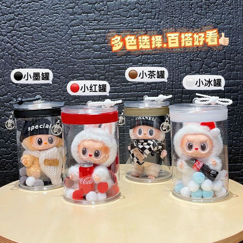 小盲は新型h 16の小さい缶の子供に乗って赤い缶v 1v 2コーラのlabubuを包んで防塵して痛みを収めて卸売りを包みます。|undefined