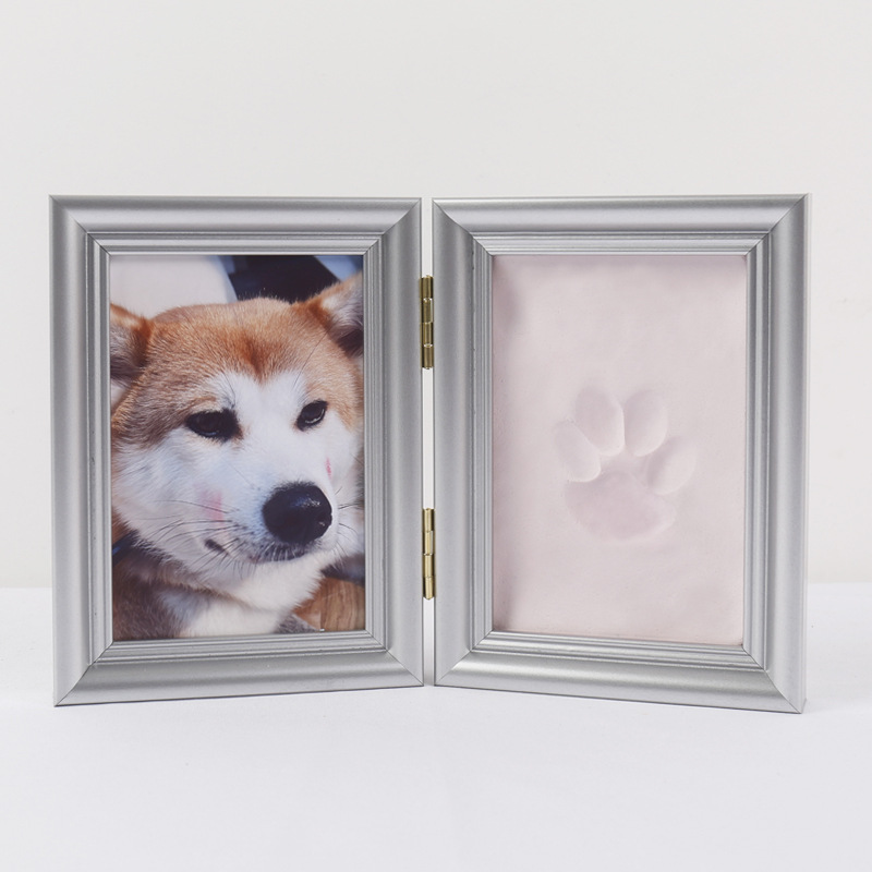 실버 프레임 우아한 핑크 머드