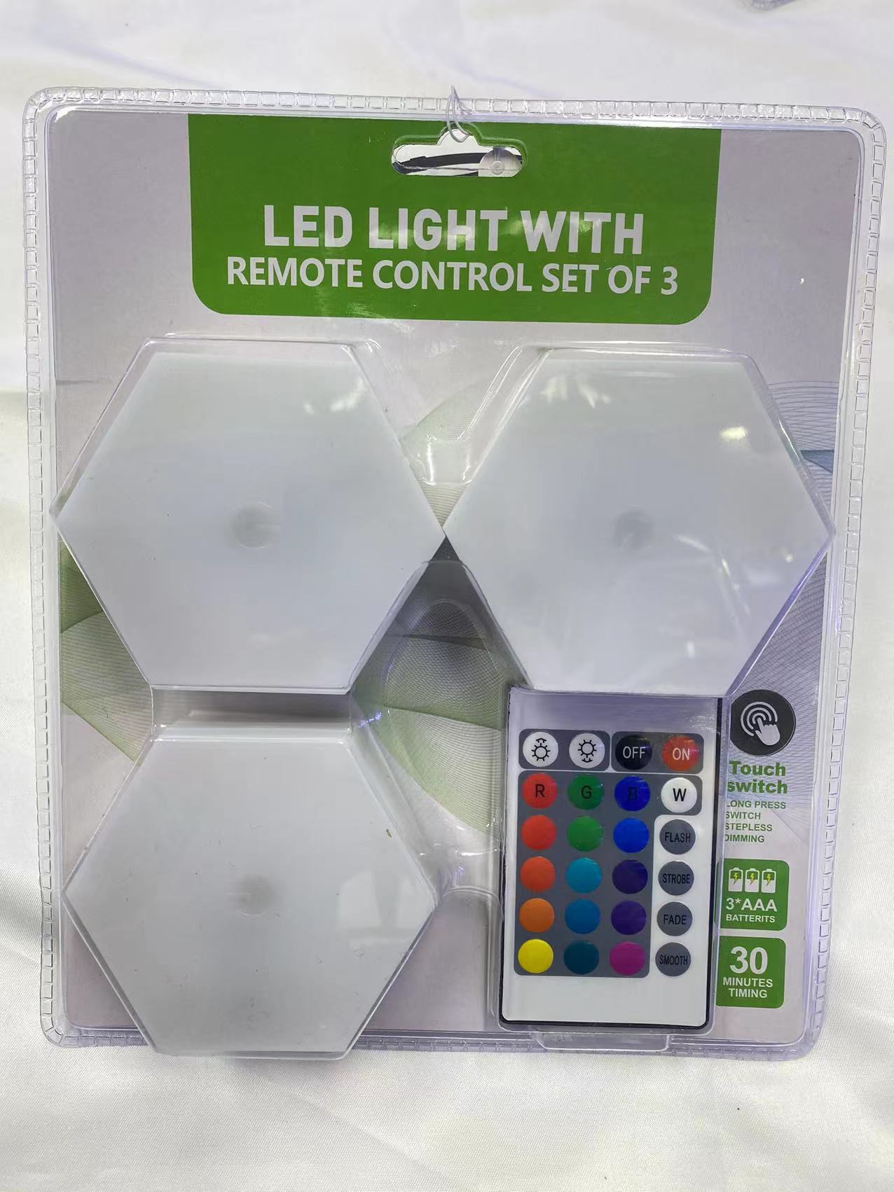 Luz COB inalámbrica con control remoto tipo lámpara de gabinete montada en pared para hogar