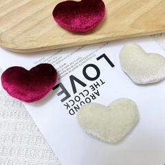 新款金絲絨愛心動漫包掛成品配件服飾鞋襪箱包輔料配飾