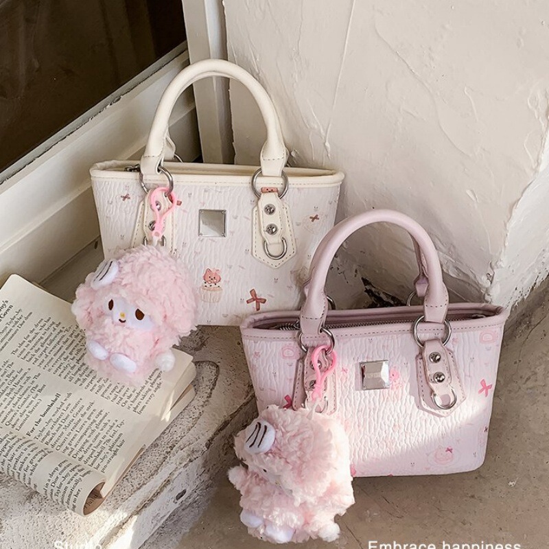 Cute Vegetable Basket Handbag for Women 2026 New Niche Printed Shoulder Bucket Bag, Very Beautiful Crossbody Bag