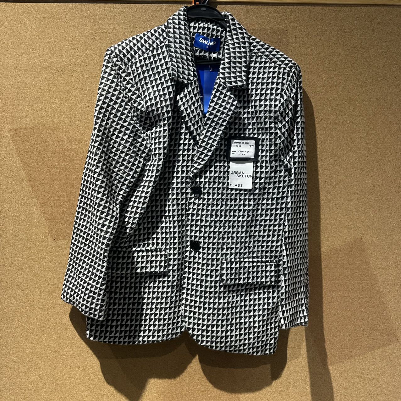 MTL ropa de hombre | 20250328 chaqueta de traje casual de primavera bolso de la suerte opcional [tamaño M sin devolución ni cambio]