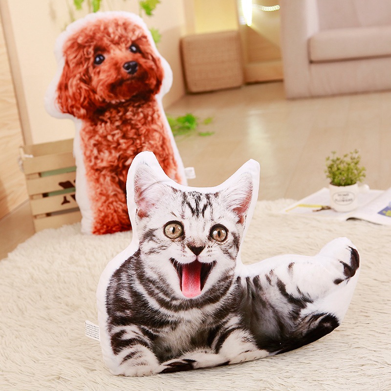 direct deal 3D Husky Hiromi Akitas Dogs Expression Pillows Doll Plush Toys sofa Cushion
