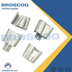 Special-shaped aluminum wiring clamp taper clamp terminal wedge clamp C- shaped clamp railway cable fixing clamp