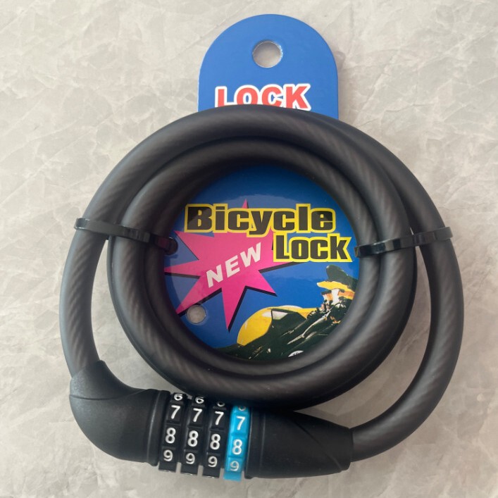 Bicycle Lock Anti-Theft Portable 4-Digit Combination Lock Mountain Bike Road Bike Steel Cable Lock Cycling Equipment Accessories Bicycle Lock Anti-Theft Portable 4-Digit Combination Lock Mountain Bike Road Bike Steel Cable Lock Cycling Equipment Accessories