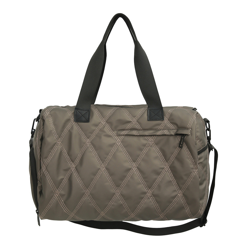 Bolsa de viaje de moda transfronteriza de un solo hombro bordada de diamante separación seca y húmeda bolsa de ejercicios bolsa de equipaje de almacenamiento independiente