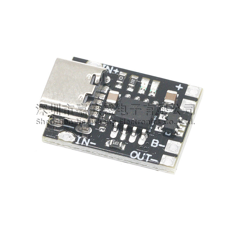 超小型三元リチウム電池充電ボード 1A 3.7V4.2V 充電器モジュール Type-C インターフェース保護ボード付き|undefined