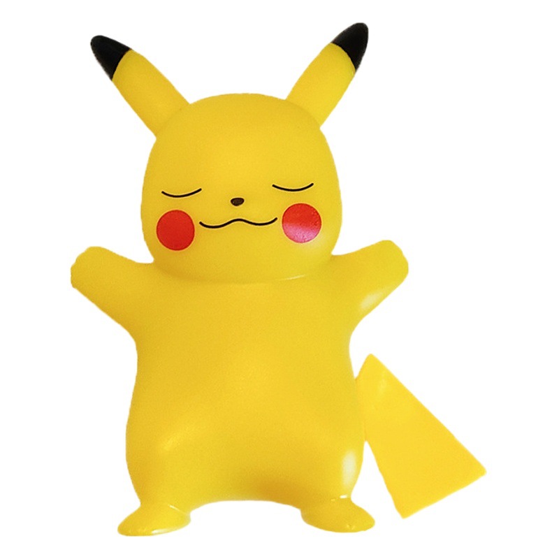 Regalo de cumpleaños de regalo de moda creativa decoración de cabecera Bao Ke Meng mini linterna puesto Pikachu luz de noche