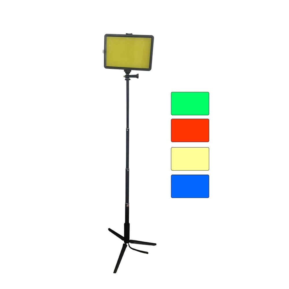 LED осветитель для съёмки CL-380/CL-400/CL-400RGB, 6–8 дюймов, 3000–6000K + RGB, USB 5V 2A