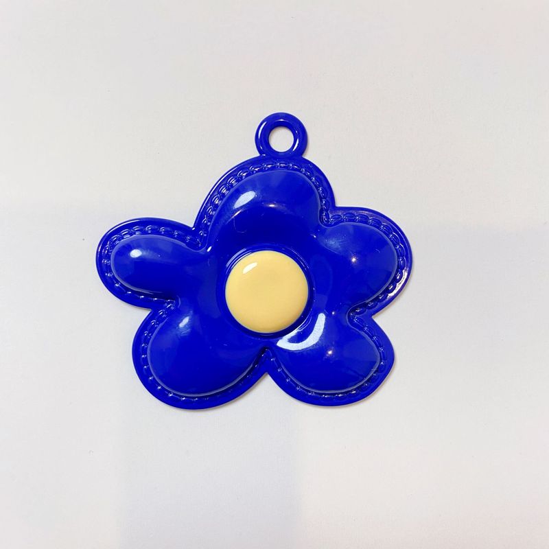 新しいカラフルな花五弁花ドーパミンペンダントペンダント合金 diy キーホルダーバッグジュエリーペンダント|undefined