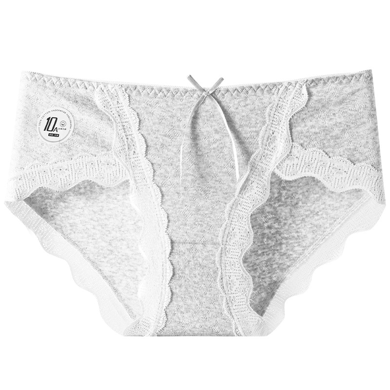 Hijo de algodón para bebés de clase A. Pantalones de lógica de encaje sexy, 10A algodón antibacteriano, pantalones cortos de entrepierna image 7