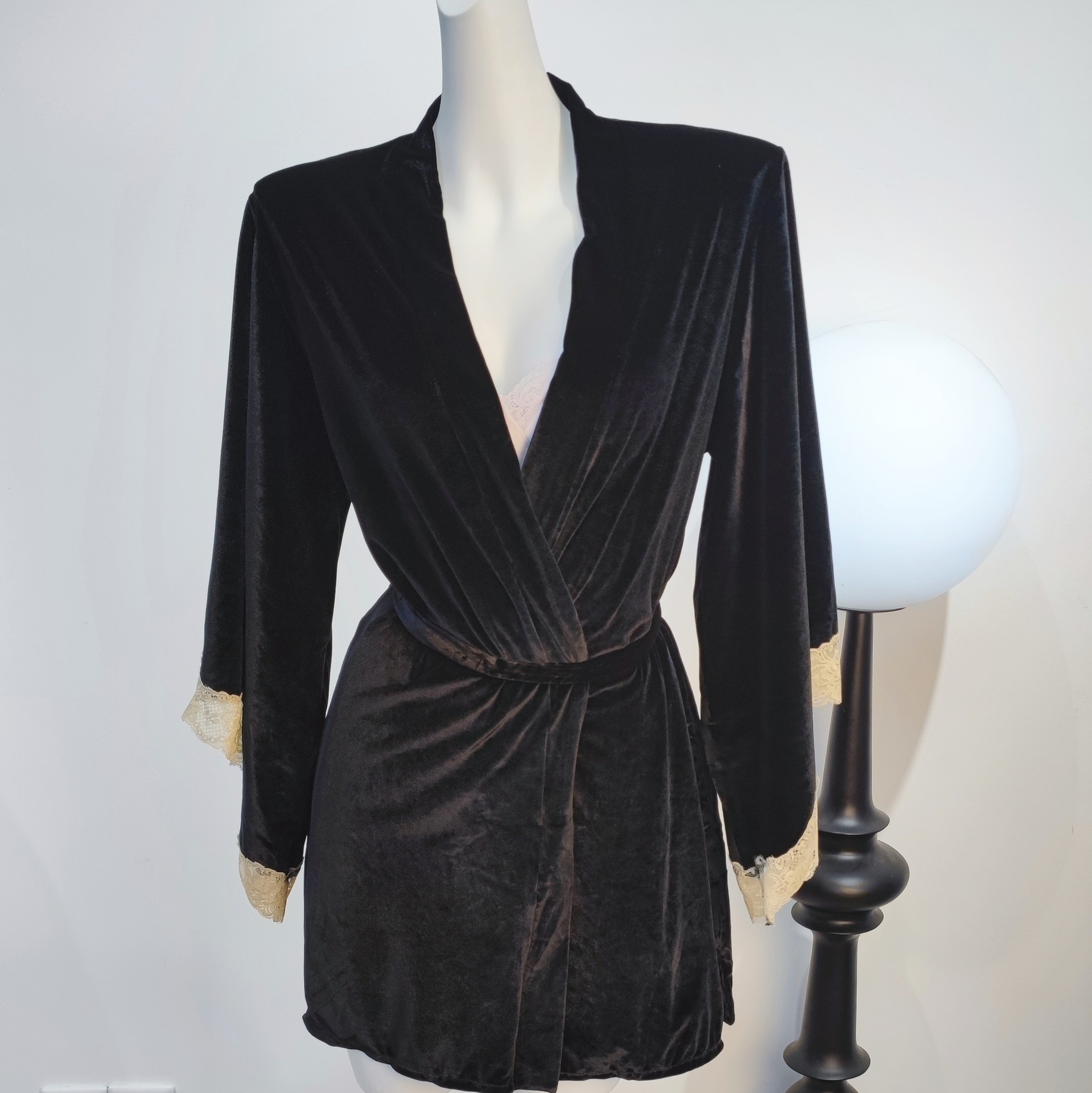 블랙(싱글 가운)