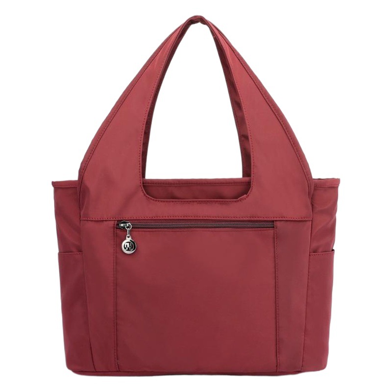 Large-Capacity Women's Shoulder Commuter Bag Waterproof Nylon Cloth Bag Versatile Outdoor Travel Bag Lightweight Satchel Mommy Bag