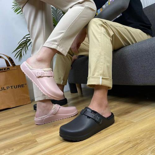 Factory cotton slippers for winter warm indoor mute couples large size home cotton slippers new style home simple and trendy