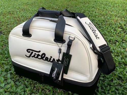 Cross-border best-selling golf clothing bag, hand-held single-shoulder bag, cross-body bag, travel bag, double-layer dry and wet separation PU lightweight waterproof