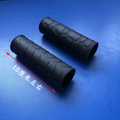 Motorcycle Handle Cover Rubber Handle Anti-Slip Brake - a-pair-of-black-handlebar-covers-2-large-beef-tendons