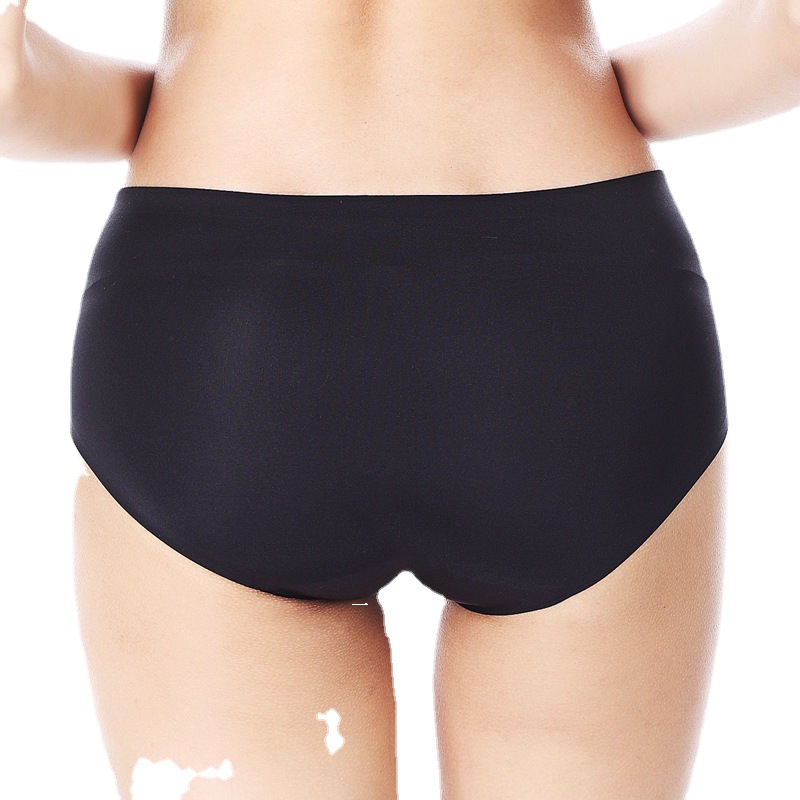 夏季薄款透气冰丝莫代尔内裤女提臀中腰大码无痕内裤批发定制外贸