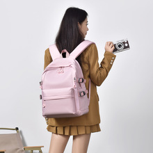 跨境清新韩版双肩背包休闲学生书包旅行俄罗斯货源现货潮流书包