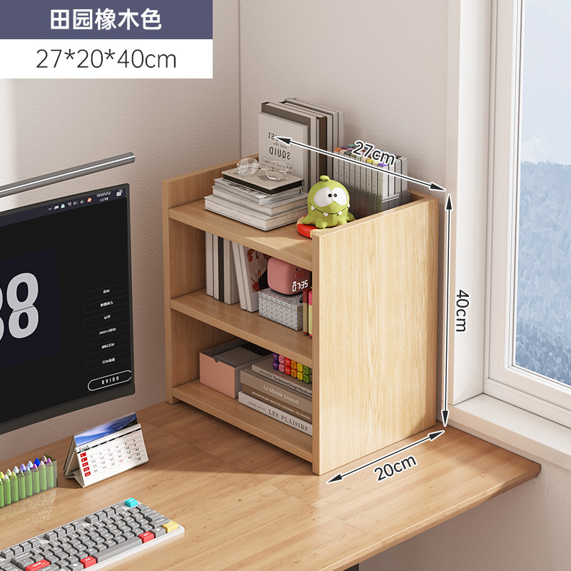 Estante de escritorio de dormitorio Estante de almacenamiento Estante de escritorio Estudio Estante de escritorio Estante