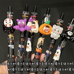 ハロウィーン綿綿掛けペンins風高颜値押しペンst少女心学生試験ブラシ問題ペン黒