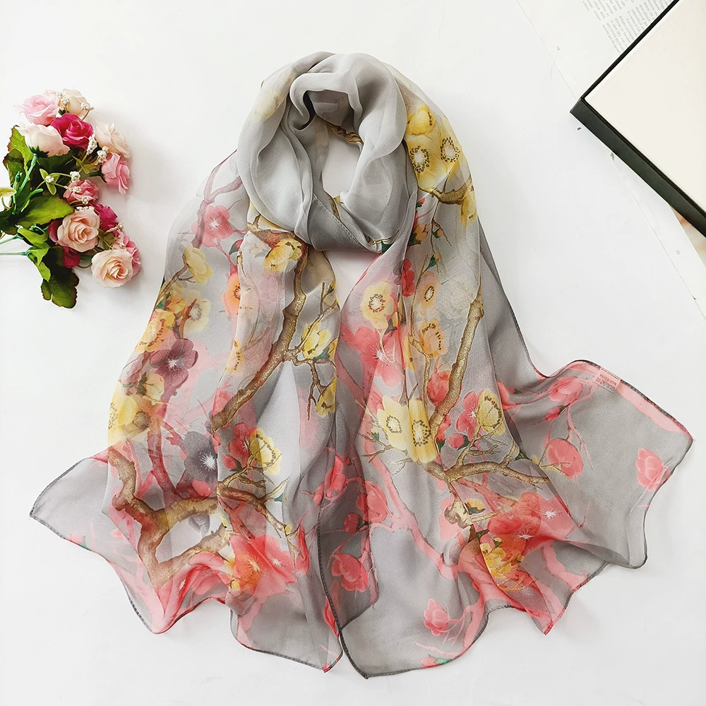 Summer beach long soft scarf, beach style