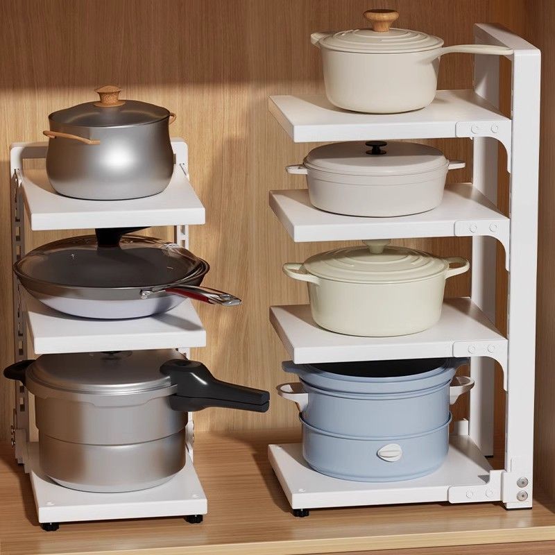 边几家用客厅储物茶几厨房置物架简约家居可调节置物架高颜值角几