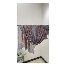 意单高货春秋冬戒指绒羊绒印花披肩薄款水溶山羊绒保暖大围巾