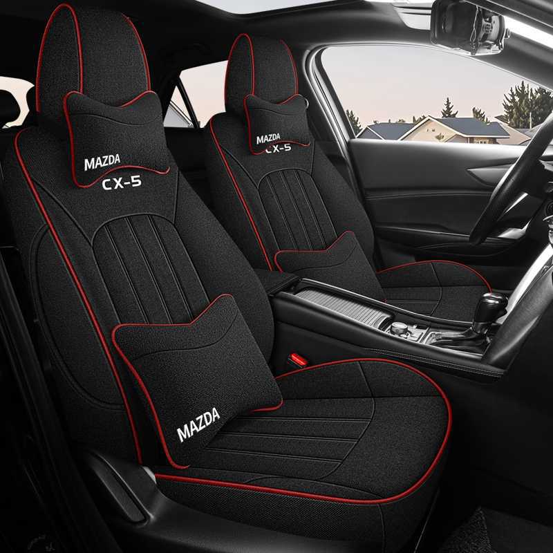 Cover Full Set | Mazda Modelə uyğun (Original) oturacaq örtükləri - red