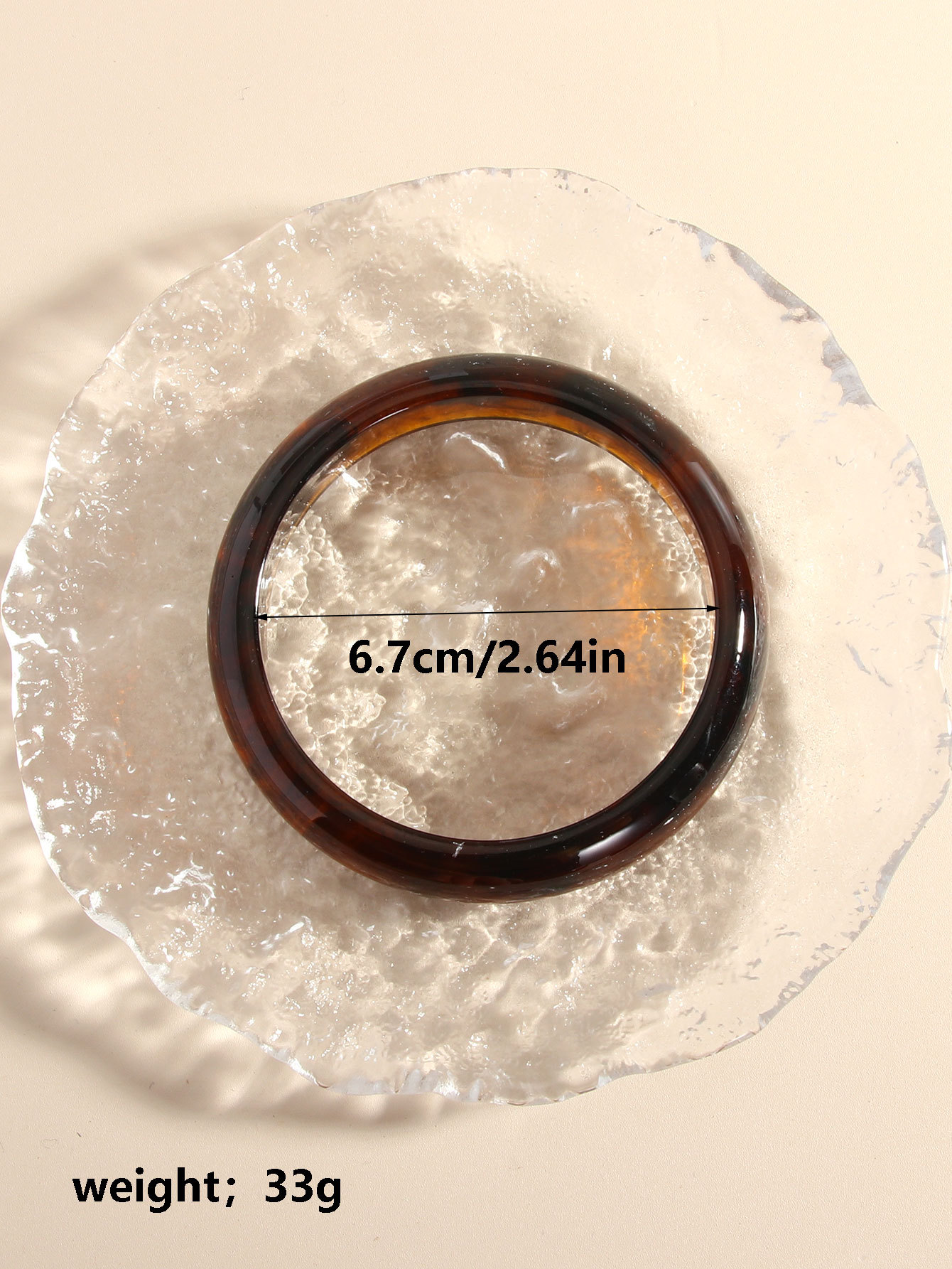 Vintage Style Classic Style Round Resin Bangles Wholesale display picture 9