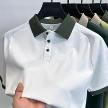 G 64229 Color Block Polo Shirt ƴɫ�ỨPOLO�� �羳ŷ��