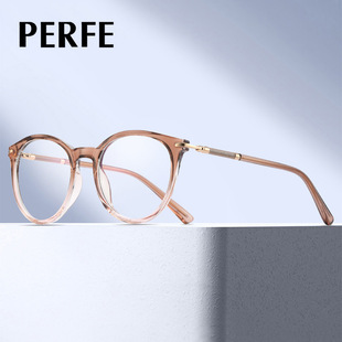 82247 strict selection of tremolo with glasses frame can be equipped with myopia TR90 anti-blue light flat art optical mirror for women