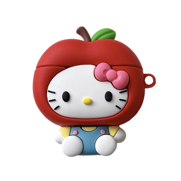 Airpods caso protector oso Apple Bluetooth auricular inalámbrico de dibujos animados lindo caja de silicona Shell aplicable