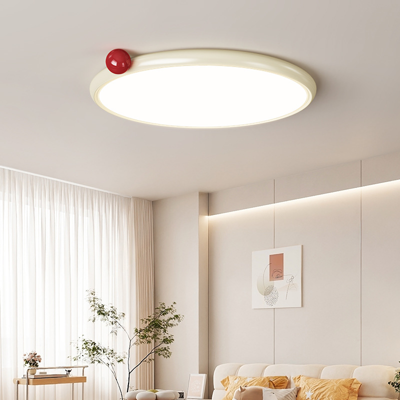 [Seleccionado cuidadosamente] Lámpara de techo de viento crema