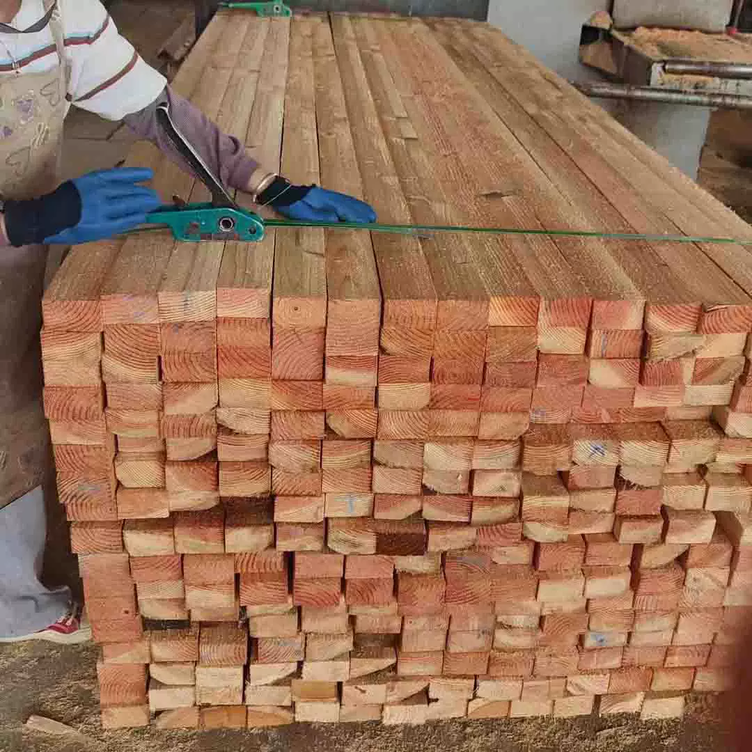 进口花旗松板材木方 花旗松方木横梁圆柱户外景观园林古建材