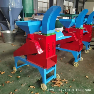 家用电猪草粉碎机 黄豆高粱饲料粉碎机 小型鲜秸秆饲料铡切粉碎机