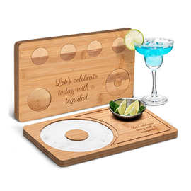 竹制鸡尾酒盐边器玛格丽塔调味板酒吧调酒师工具沾糖盘酒杯木托盘