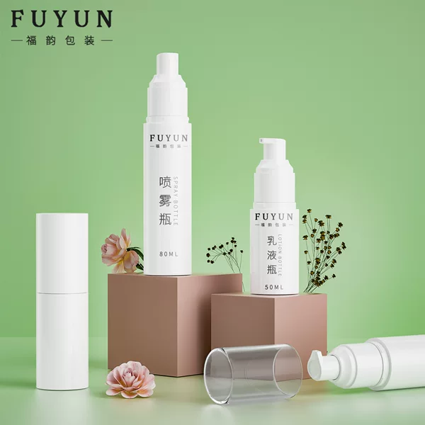 in stock 80/100ml Hydrating Fine Mist Spray Bottle Press Lotion Bottle Cosmetic Toner Plastic Bottles