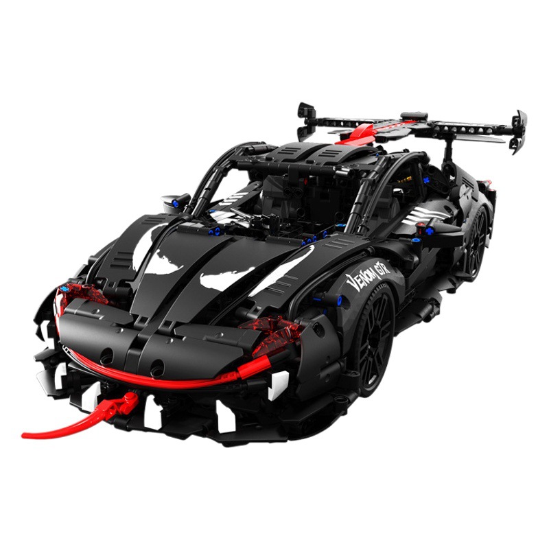 Tomu T2001 - 02 Black Liquid Blade Super Run GT Modelo de construcción de bloques de carreras Jugues de puzzle Dificultad para adultos image 1
