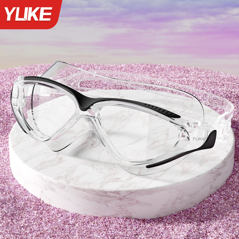 Set de Gafas de Natación de Policarbonato, Impermeable y Antiempañante