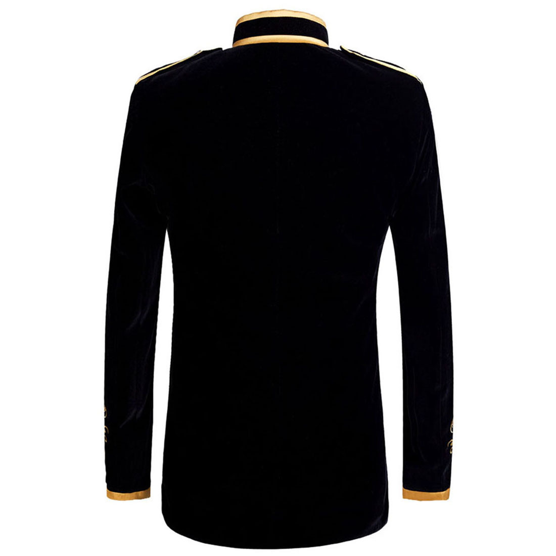 ragazzo Ragazzo Abito da uomo europeo e americano bianco da corte Principe Giacca ricamata in oro Costume da cantante transfrontaliero_voghion.com