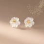 小众甜美清新s925耳钉