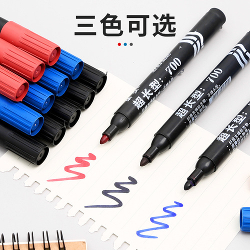 Black marker oil-based quick-drying large-head pen thick pen signature pen mark logistics marker pen marker pen wholesale