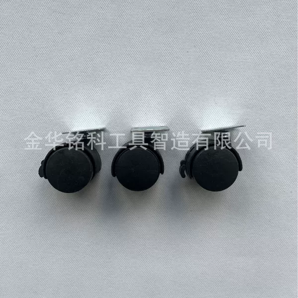 Swivel Caster Wheels with Brake, Small Plastic Wheels for Storage Racks, Toolboxes, Furniture, and Mobile Caster Accessories