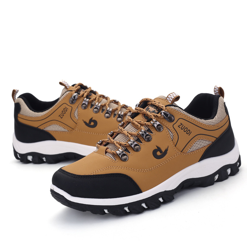 Men's Hiking Shoes Waterproof Lightweight, Breathable Trekking Sneakers, Anti-Slip Rubber Sole Outdoor Walking Shoes For Men, Perfect For Camping,_voghion.com