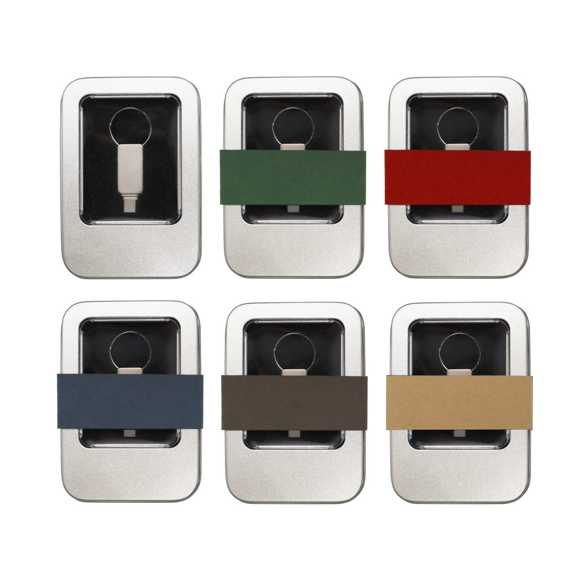 Крупный USB-флеш-накопитель из металла с брелком-ключом, прямые продажи с завода, 2 в 1