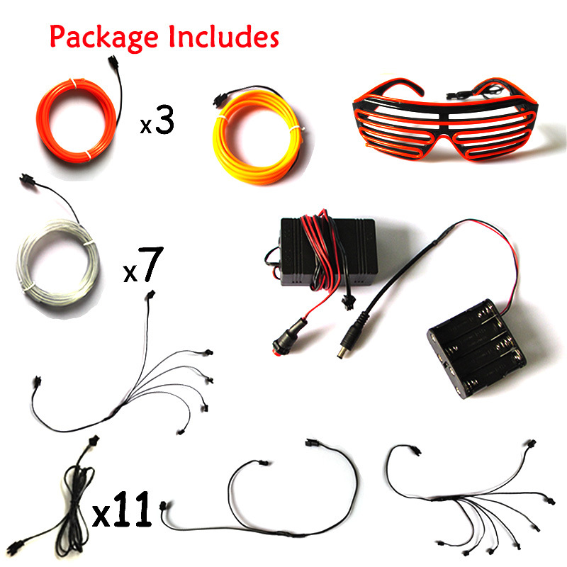 El fluorescente danza luminosa ropa antigua etapa rendimiento ropa luminosa apoyos LED láser danza luminosa